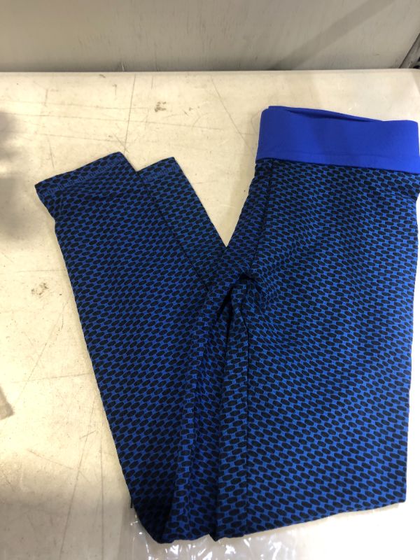 Photo 1 of womens blue work out leggings size xl 