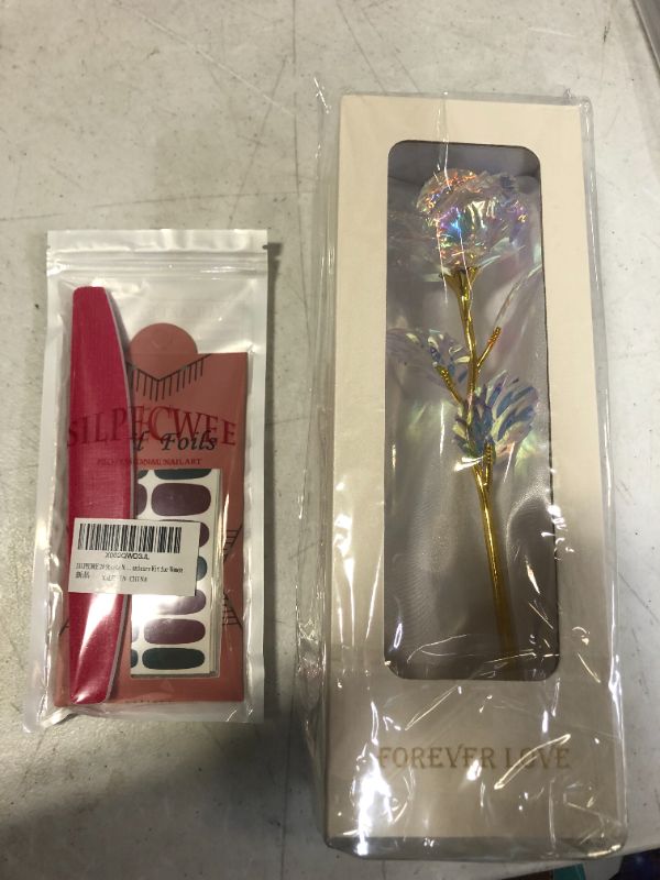 Photo 1 of gold rode gift / 20 sheets manicure kit  