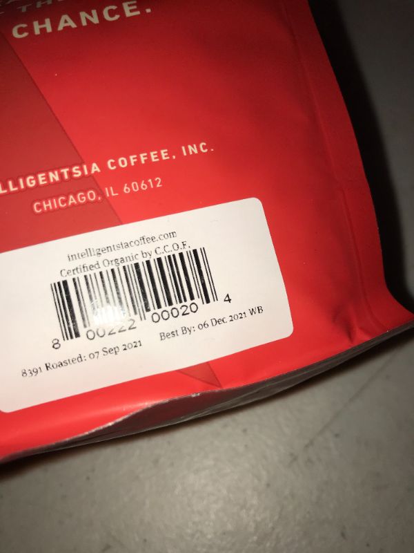 Photo 1 of Intelligentsia, El Gallo Organic Breakfast Blend - Whole Bean Coffee - 11 Ounce Bag, USDA Organic, Direct Trade

