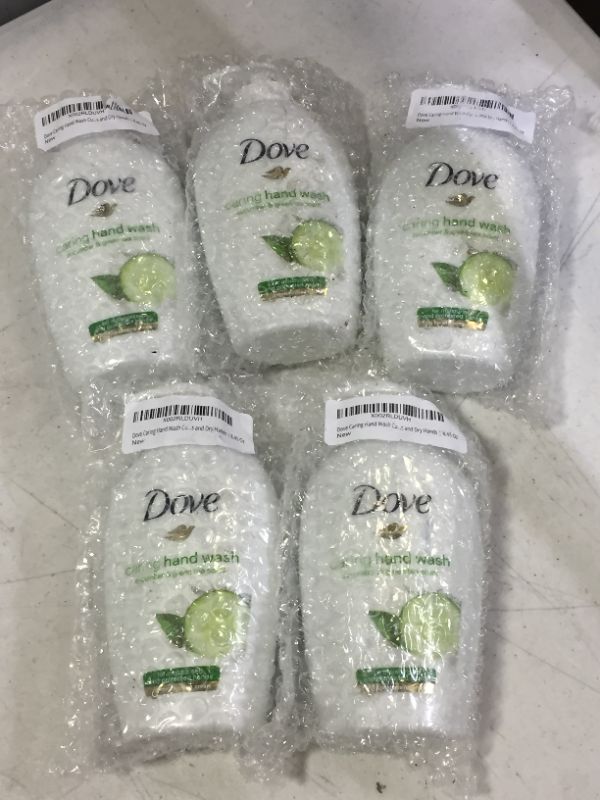 Photo 2 of Dove Caring Hand Wash, Fresh Touch Cucumber & Green Tea, 8.45 Fl Oz