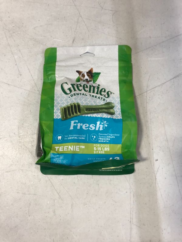 Photo 2 of Greenies Fresh Teenie Dental Dog Treats---BEST BY DEC 03 2022---