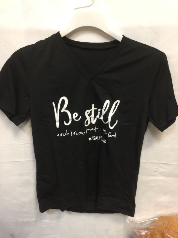 Photo 1 of Be Still Black Shirt runs S