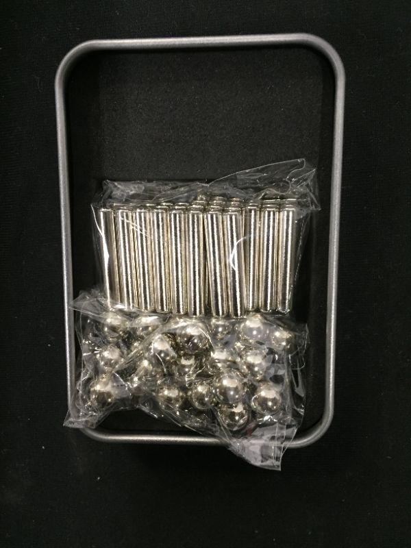 Photo 2 of DIY MAGNETIC STICKS AND BALLS - CREATIVE MAGNETIC STICKS AND STEEL SPHERES 20 Pack Bundle