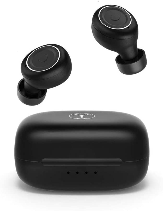 Photo 1 of Smallest True Wireless Earbuds, ABRAMTEK E8 Mini Bluetooth 5.0 Headphones, Tiny USB-C Charging Case, IPX7 Waterproof, Stereo Earphones for Sports Workout