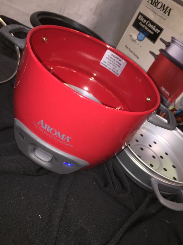 Photo 3 of Aroma 4-Cup Rice Cooker and Food Steamer