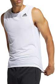 Photo 1 of Aero 3-stripes Stretch Tank In White
Size: XL
