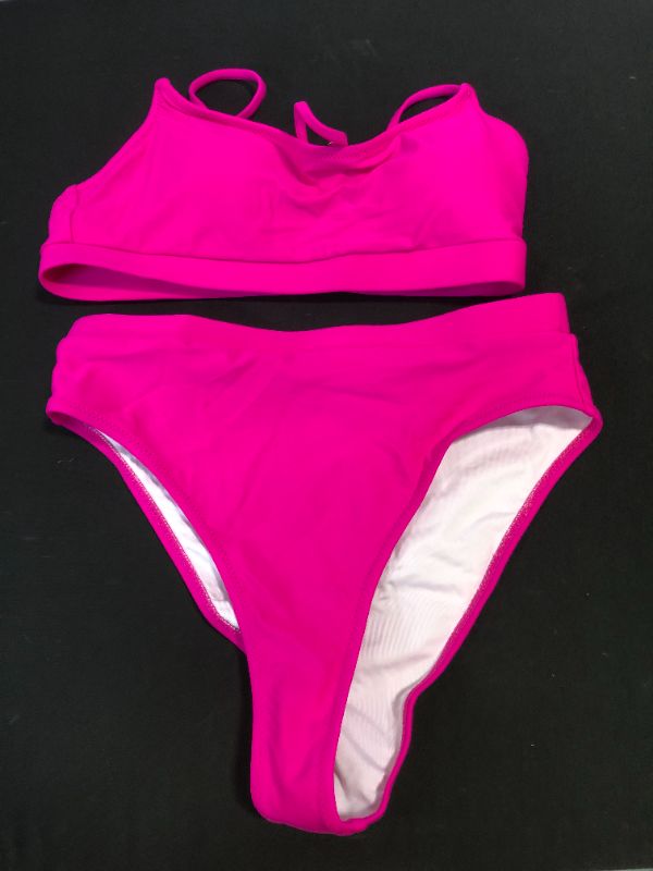 Photo 1 of Women's Small Pink Two-Piece Bathing Suit