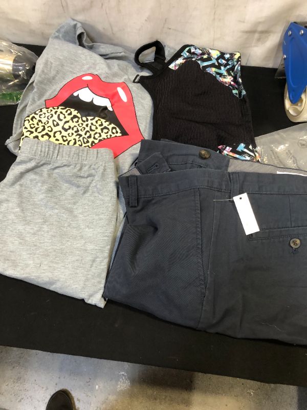 Photo 1 of ASSORTED CLOTHING VARIOUS SIZES SOLD AS IS