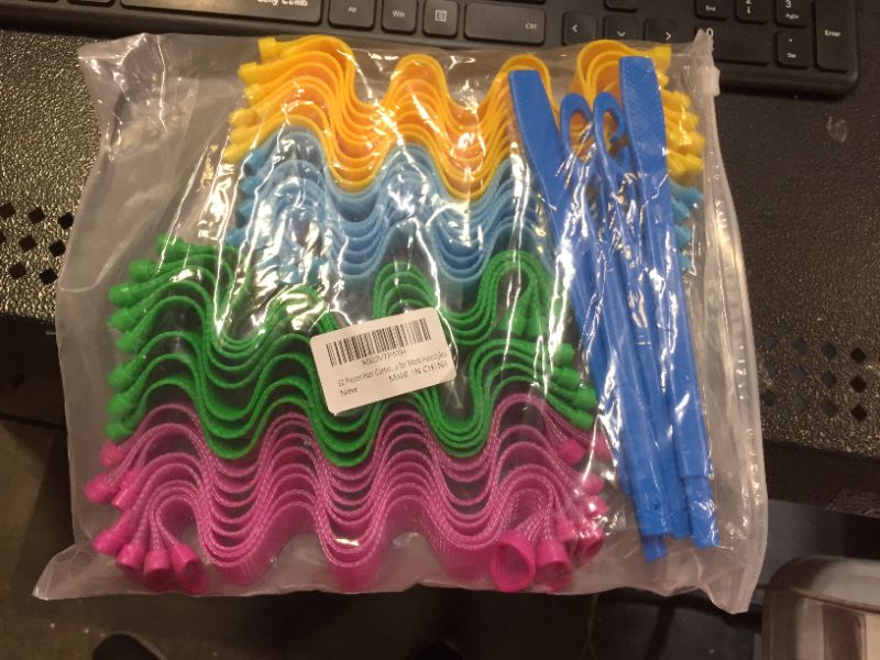 Photo 1 of 32 Pieces Hair Curlers  Wave Formers Styling Kit, Heatless Wavy Styles Spiral Curlers with 2 Styling Hooks, Magic Hair Rollers for Most Hairstyles

