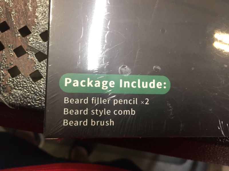 Photo 3 of 2pcs Beard Pencil Filler Kit Beard Pen And Wooden Beard Brush Moustache Filling Pen Waterproof Men Beard Makeup