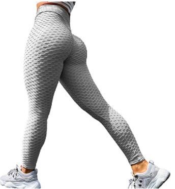 Photo 1 of 3 High Waist Yoga Pants for Women Tummy Control Stretch Yoga Leggings Workout Running Butt Lift Textured Tights
Size: L