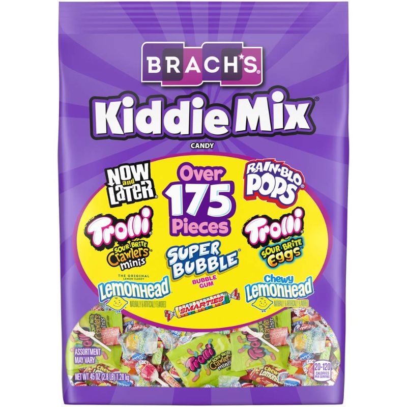 Photo 1 of Brach's Kiddie Mix Variety Candy, 175 Count, Assorted
