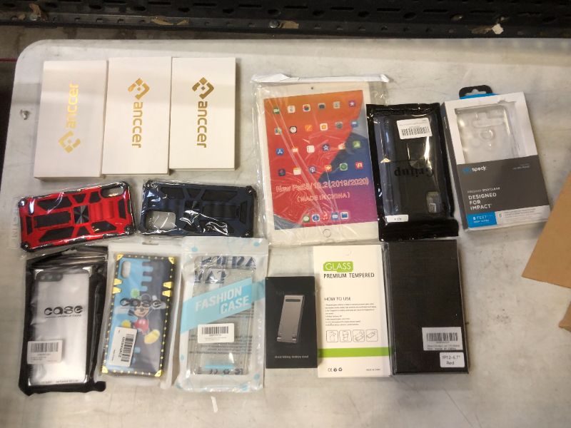 Photo 1 of Assorted Phone and Tablet Accessories
Multiple Sizes
Sold As-is