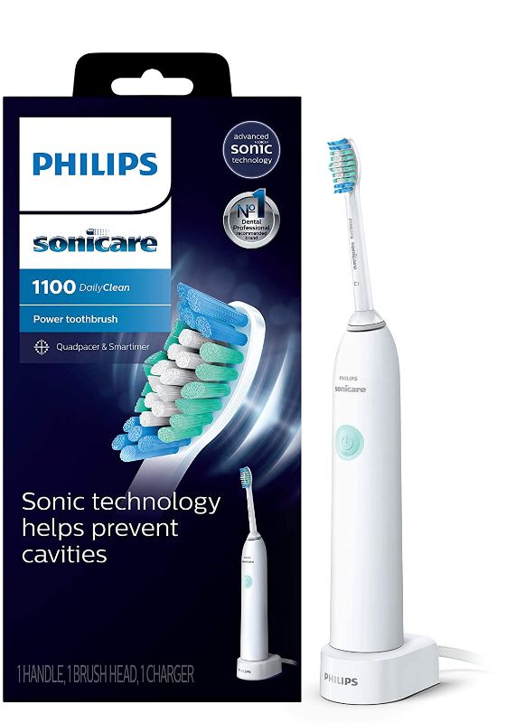 Photo 1 of Philips Sonicare DailyClean 1100 Rechargeable Electric Toothbrush, White HX3411/04
