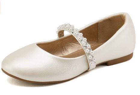 Photo 1 of DREAM PAIRS Girls Toddler/Little Kid/Big Kid Serena-100 Mary Jane Ballerina Flat Shoes
Size: 8