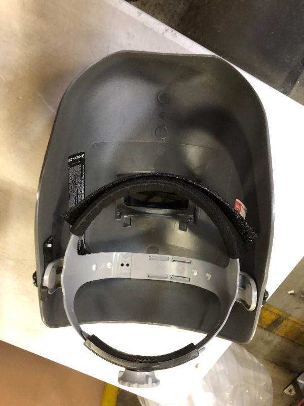 Photo 3 of Fibre-Metal by Honeywell Tigerhood Classic Thermoplastic Welding Helmet with Speedy Loop Hard Hat Mount, Gray (5906GY)
