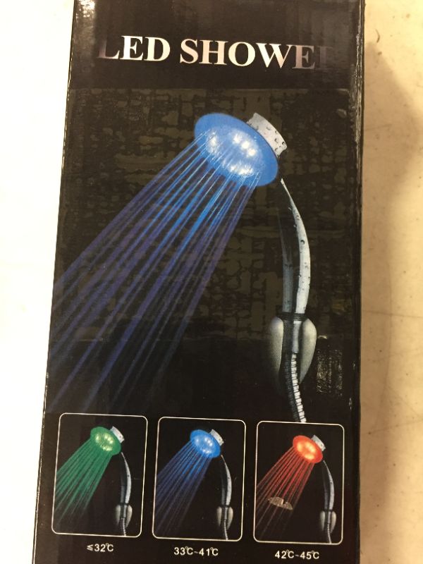 Photo 2 of led shower head with rgb lights 
2pack