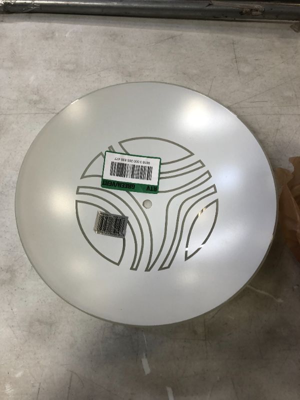 Photo 1 of 12 IN LIGHT GLASS FIXTURE 