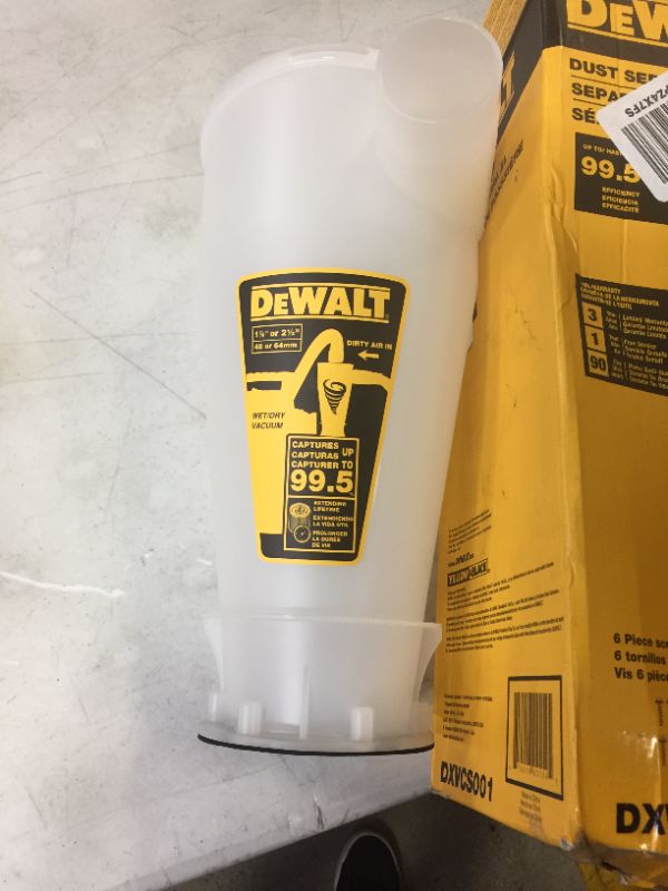 Photo 1 of dewalt dust separator