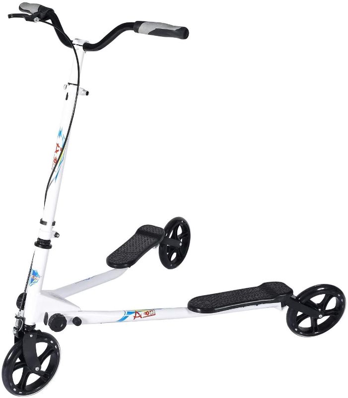 Photo 1 of AODI 3 Wheel Foldable Scooter Swing Scooter Tri Slider Kick Wiggle Scooters Push Drifting with Adjustable Handle for Boys/Girl/Adult Age 8 Years Old and Up
