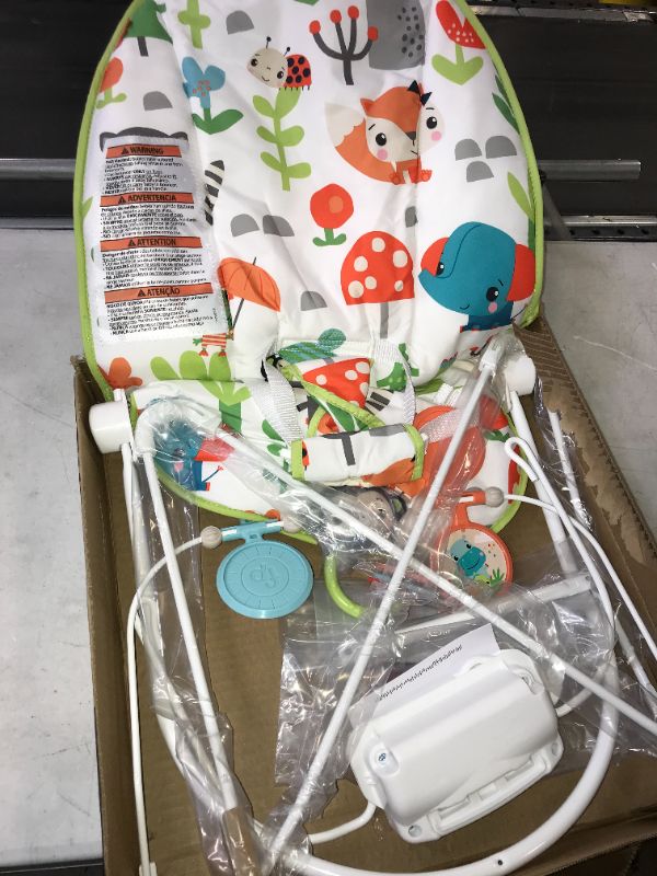 Photo 2 of Fisher-Price Baby's Bouncer Forest Explorers, Baby Bouncing Chair for Soothing and Play for Newborns and Infants