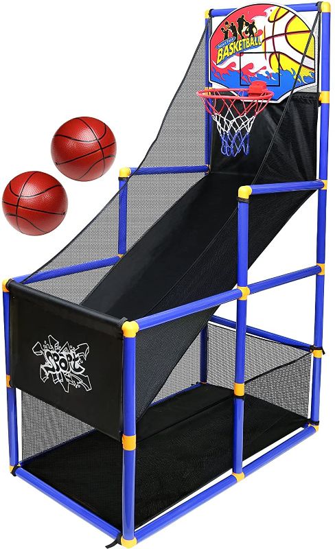 Photo 1 of Kiddie Play Toy Basketball Hoop Arcade Game indoor Sports Toys for Kids
2pack