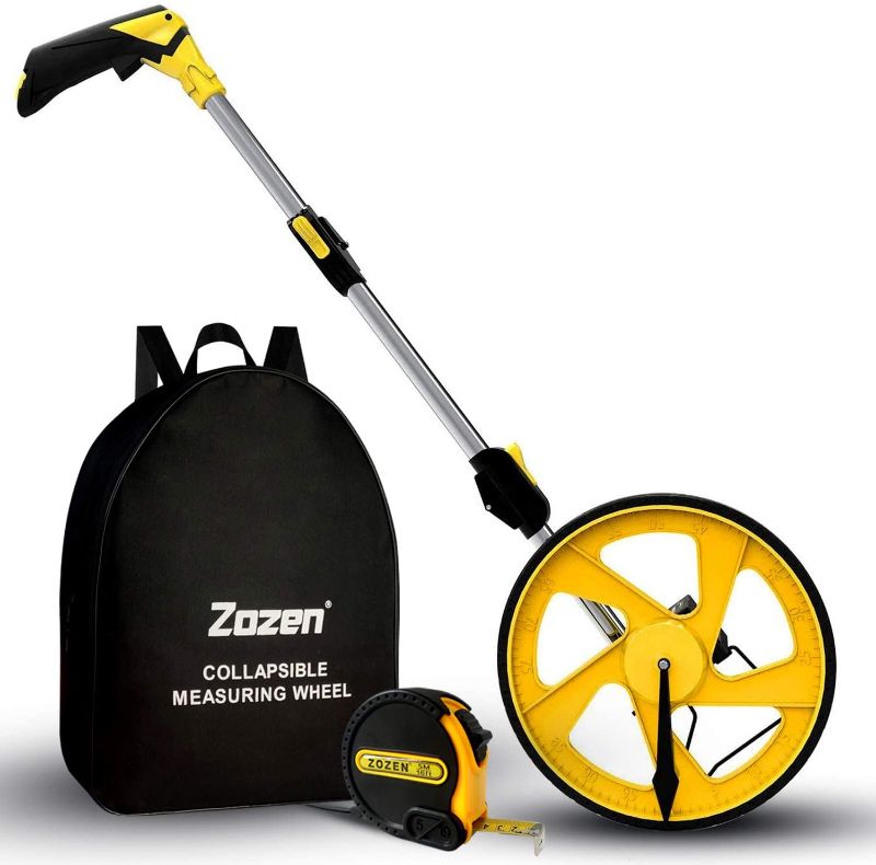 Photo 1 of Distance Measuring Wheel Foldable Measure Wheel Imperial Measuring Wheel in Feet and Inches Measurement Wheel Tool Measure Wheel Counter Rolling Measuring Device