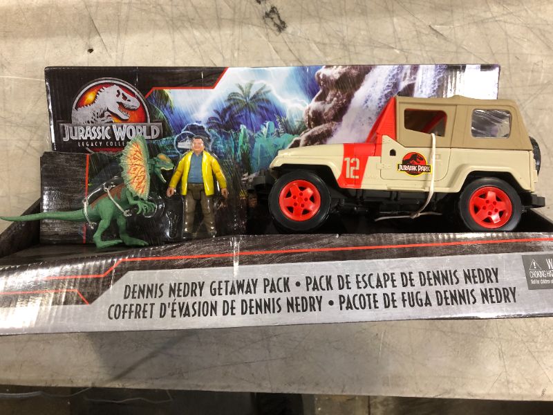 Photo 1 of  Jurassic World Legacy Collection - Dennis Nedry Getaway Pack (Target Exclusive)