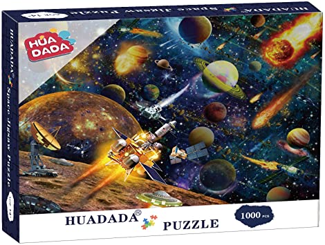 Photo 1 of HUADADA Space Puzzle Jigsaw Puzzles for Grown Ups 1000 Piece Jigsaw Puzzles