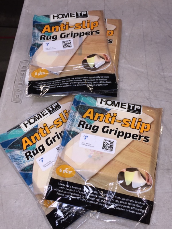 Photo 2 of Home Techpro Vacuum Tech Washable Rug Gripper, 4-Piece - 4 Packs 