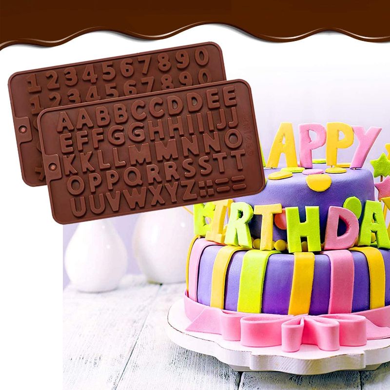 Photo 1 of  Chocolate Bar Candy Silicone Molds - 4 Pcs