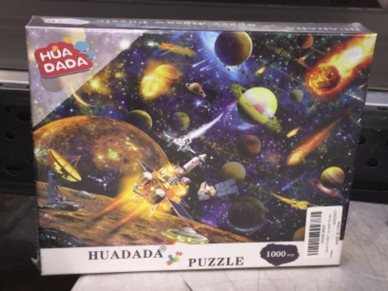 Photo 2 of  Outer Space Puzzle - 1000-Piece Jigsaw Puzzles for Adults & Kids - Planets, Galaxy, Astronomy Design