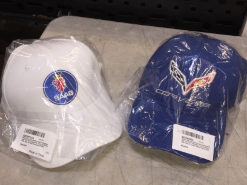 Photo 2 of C7 Corvette Stingray Adjustable Strap Hat Royal Blue Buds Chevrolet * White Saab Adjustable Hat