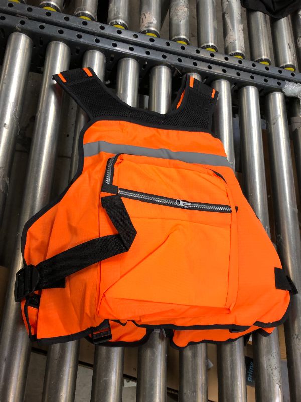 Photo 2 of ORANGE SLEEVELESS REFECTOR VEST PADDED