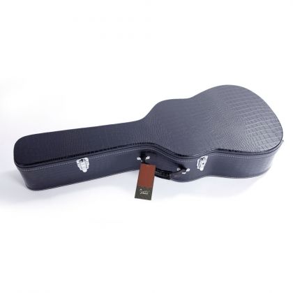 Photo 1 of Glarry 39inch Flat Surface Crocodile Dermatoglyph Acoustic Guitar PVC Hard Case
