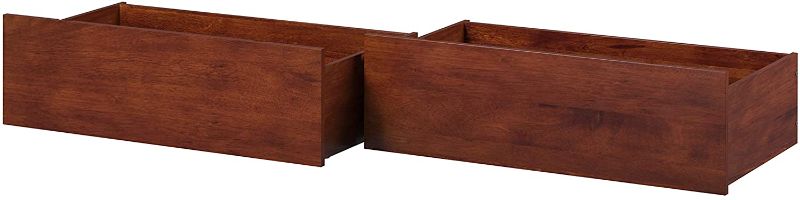 Photo 1 of Atlantic Furniture E-66844 Walnut Urban Bed Drawers (Set Of 2), King/Queen, Antique Walnut
