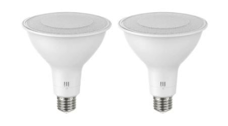 Photo 1 of 150-Watt Equivalent PAR38 Dimmable ENERGY STAR CEC LED Light Bulb Selectable CCT (2700K-3000K-5000K) (2-Pack)
