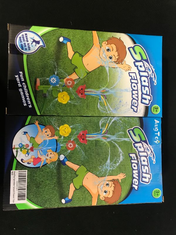 Photo 1 of 2 pack of water flower sprinklers for kids