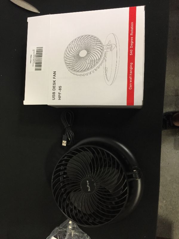 Photo 1 of 2 pack of USB powered desk fans