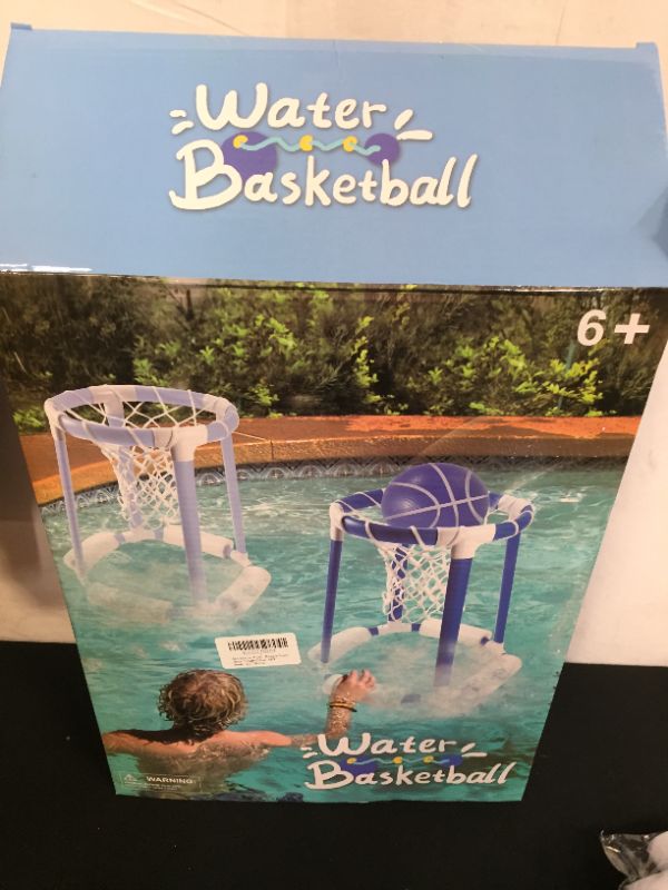 Photo 1 of Ancaixin Pool Basketball Hoop with 2 Balls, Summer Pool Toys for Teens and Adults