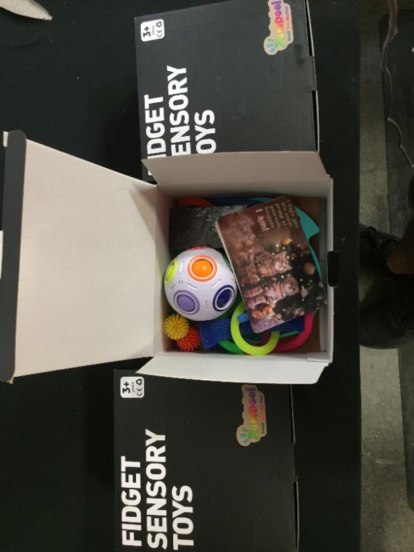 Photo 1 of 3 pack of ZaxiDeel Fidget Toys Birthday Box for Boys and Girls, Relieves Stress & Anxiety Squeeze Toy for ADHD ADD