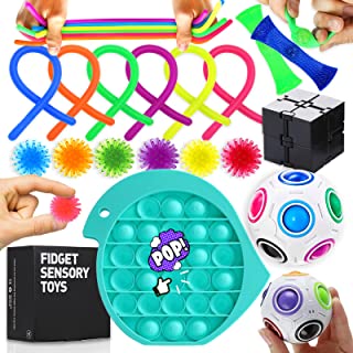 Photo 1 of 3 pack of ZaxiDeel Fidget Toys Birthday Box for Boys and Girls, Relieves Stress & Anxiety Squeeze Toy for ADHD ADD