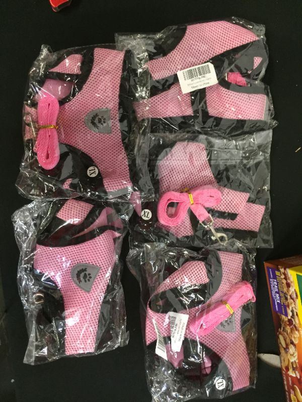 Photo 2 of 6 pack of Emoly Soft Mesh Dog Harness Vest