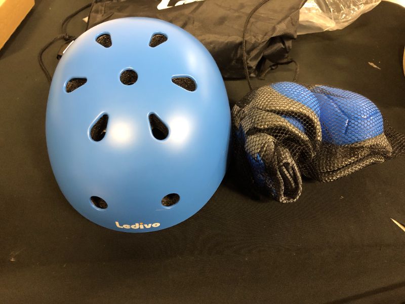 Photo 1 of Youth skateboarding helmet and elbow pads