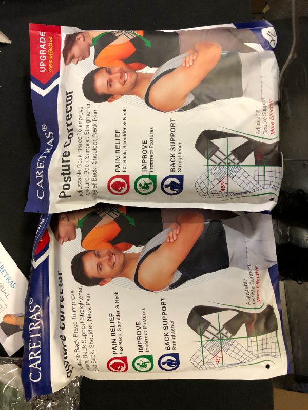 Photo 1 of 2 pack of posture correcting sraps