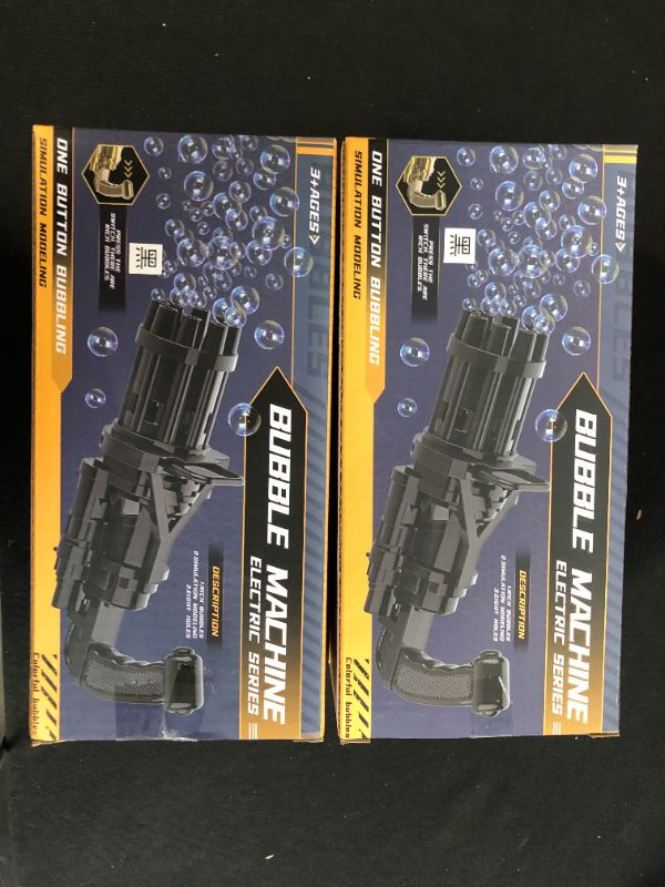 Photo 1 of 2 pack of bubble blower toys
