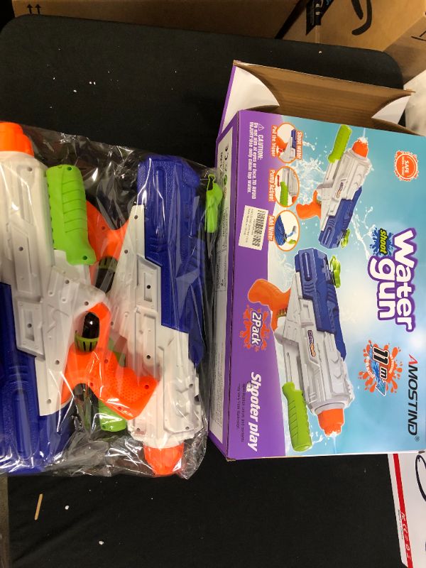 Photo 1 of 2 pack of toy water squirt guns