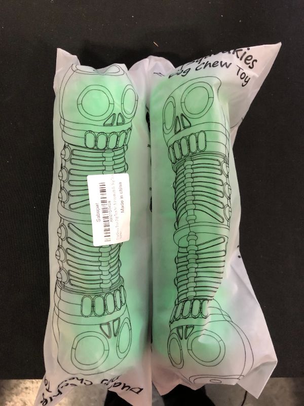 Photo 1 of 2 pack of Dog Chew Toys Dog Toys for Aggressive Chewers Large Breed Tough Durable Teeth Cleaning Skull Bones