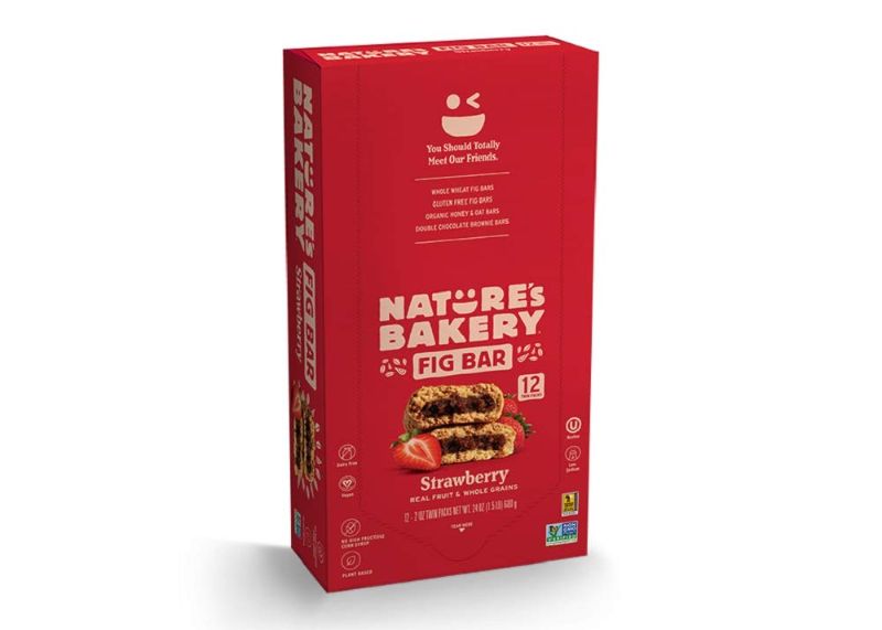 Photo 1 of 2pck - Nature's Bakery 100% Natural Fig Snack Bar, Strawberry, 2 Oz EXP 10/26/2021