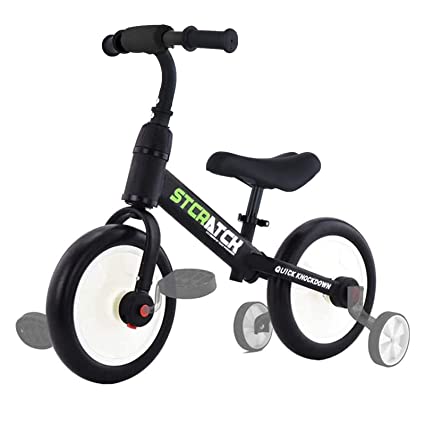 Photo 1 of ZavoFly Balance Bike for 2-5 Years Old Boys&Girls, 12 Inch 4-in-1 Toddler Walking Bicycle with Detachable Training Wheels&Pedals
